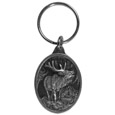 Elk Antiqued Key Chain